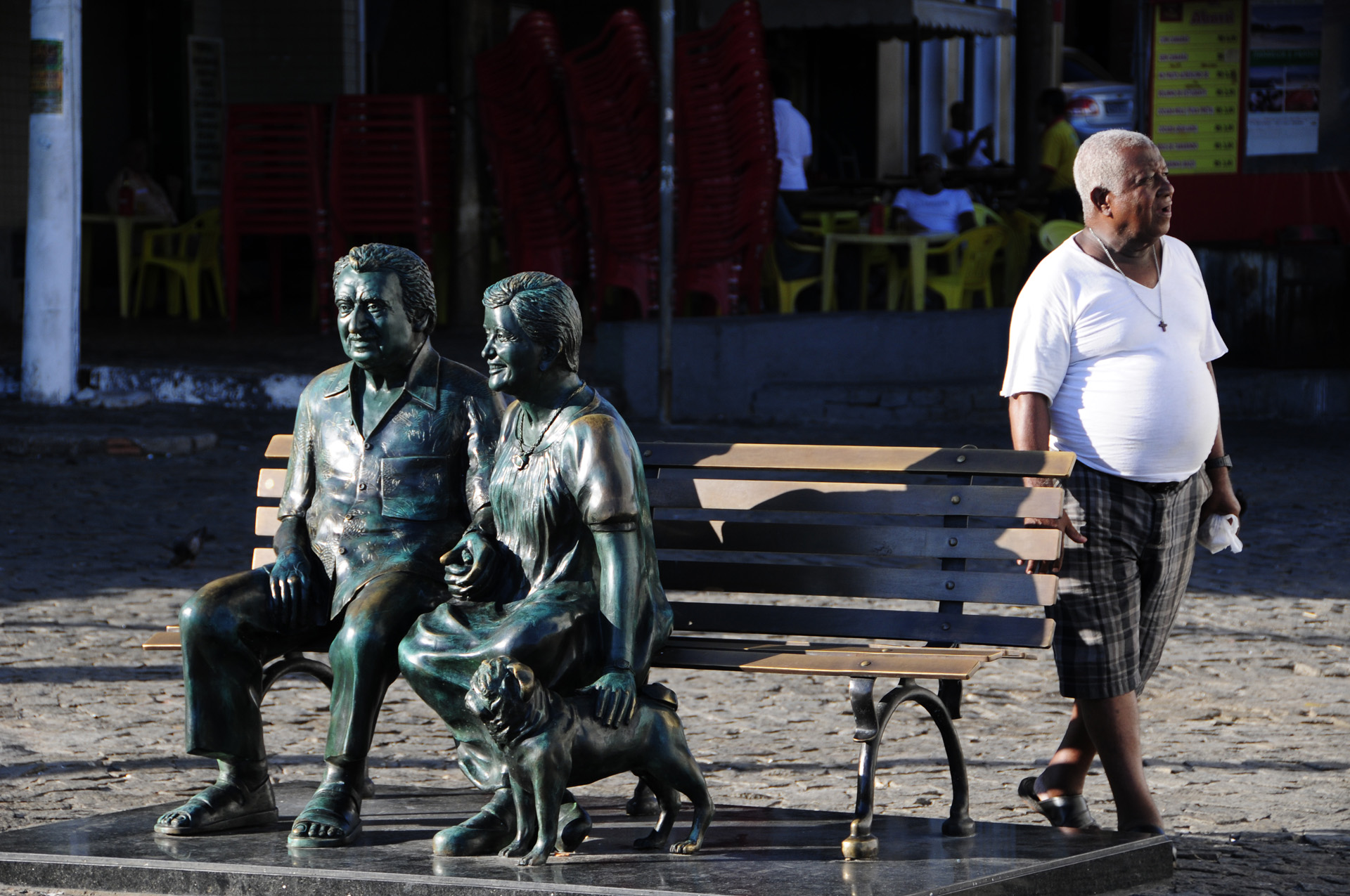 Salvador, Rio Vermelho, Platz an der Rua da Paciência